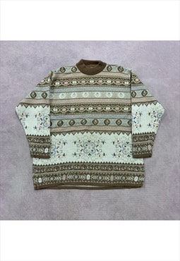 Vintage Knitted Jumper Women's L