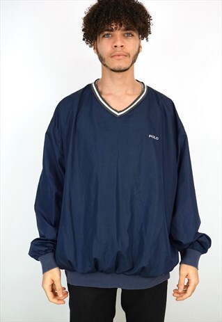 VINTAGE 90'S POLO RALPH LAUREN PULLOVER JACKET