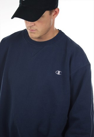 VINTAGE CHAMPION SMALL LOGO SWEATSHIRT JUMPER