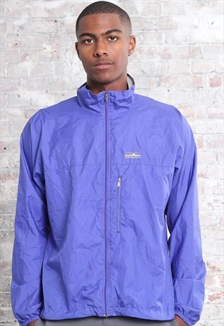 VINTAGE PATAGONIA LOGO JACKET BLUE