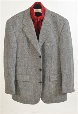 VINTAGE 90S blazer tweed jacket