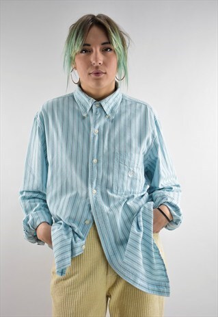 VINTAGE RALPH LAUREN CHAPS CANDY STRIPED SHIRT