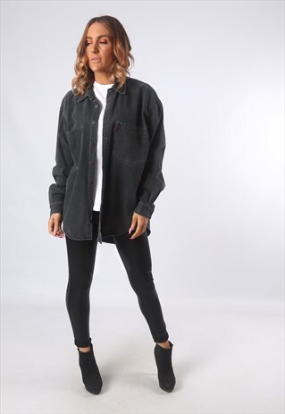 DENIM SHIRT LEVIS OVERSIZED FITTED UK 14 (5CI)