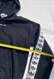 VINTAGE Y2K ADIDAS ORIGINALS BLACK BOXY HOODIE