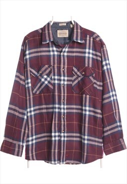 Vintage 90's Saugatuck Shirt Lumberjack Checkered Button Up 