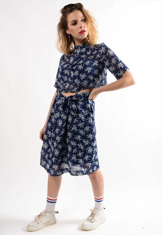 CO-ORDS FESTIVAL FLORAL PATTERNED 2 PIECE