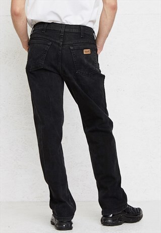 VINTAGE BLACK WRANGLER DENIM JEANS