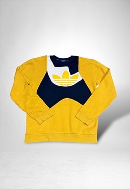 Reworked Adidas Embroidered Sweatshirt