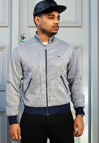 LACOSTE VINTAGE STRIPED SPORTS JACKET