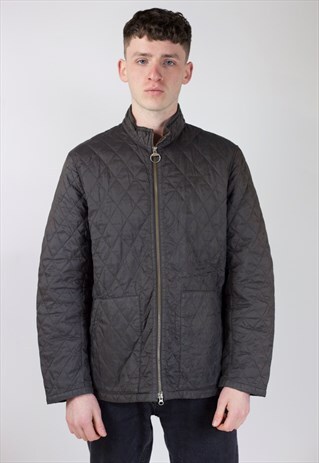 VINTAGE BARBOUR BROWN QUILTED JACKET