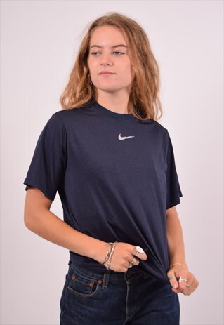 VINTAGE NIKE T-SHIRT TOP BLUE