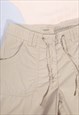 VINTAGE CARGO TROUSERS Y2K WIDE-LEG GORPCORE PANTS IN BEIGE