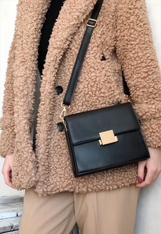 VINTAGE-INSPIRED SATCHEL BAG WITH PEARLS