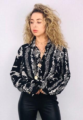 VINTAGE OVERSIZED PATTERN SHIRT