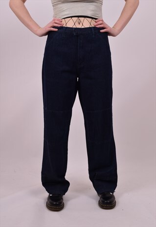 VINTAGE 90'S BLUE BOYFRIEND DENIM JEANS SIZE 10 TO 12