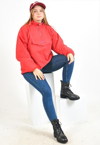 VINTAGE 90'S WINDBREAKER OVERHEAD JACKET
