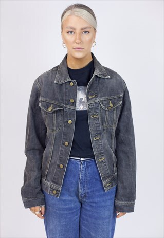 VINTAGE 90'S LEE GREY DENIM JACKET