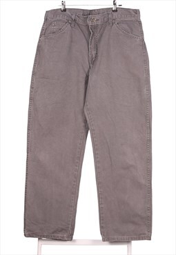 Vintage 90's Dickies Jeans Cargo Workwear Denim Baggy Grey