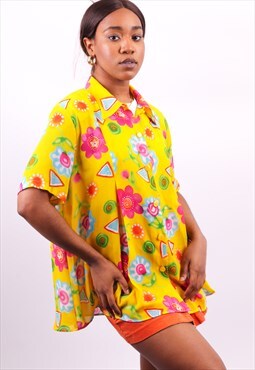Vintage Miss Mary Anne Floral Print Blouse in Multicolour