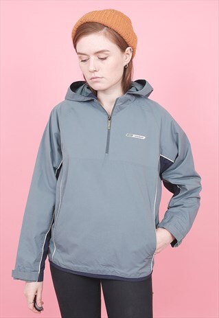 VINTAGE REEBOK PULLOVER TRACK JACKET /R4219