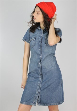VINTAGE 90S DENIM DRESS