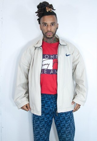 NIKE EMBROIDED JACKET CREAM