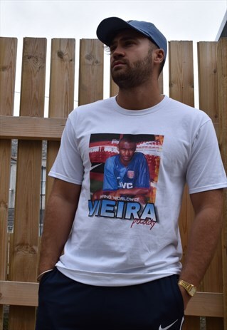 VIEIRA FOOTBALL TEE WHITE