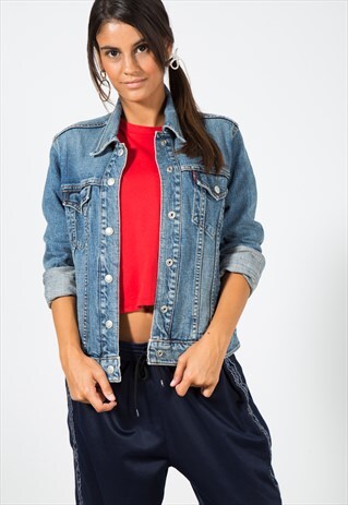 VINTAGE 80S LEVI'S DENIM JACKET / S1330