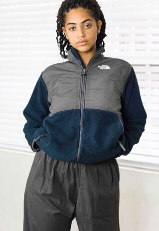 VINTAGE THE NORTH FACE FLEECE JACKET LOGO 90S XL 18.7