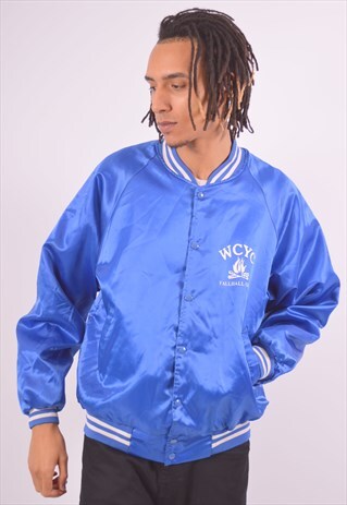 VINTAGE VARSITY JACKET BLUE