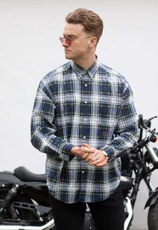 TOMMY HILFIGER USA PLAID CHECK SHIRT