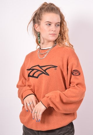 reebok vintage sweatshirt orange