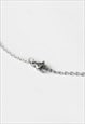 SUN CHAIN NECKLACE FOR MEN SILVER YOGA PENDANT GIFT FOR HIM