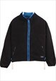 L.L.Bean 90's Zip Up Fleece Jumper Large Black