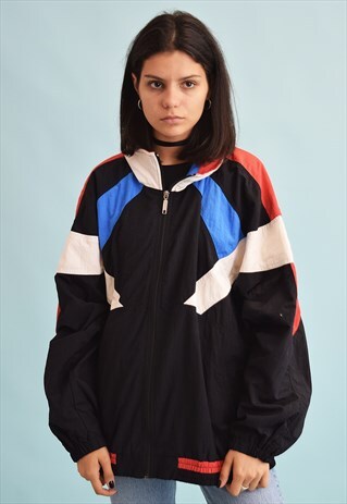90'S RETRO ATHLEISURE SPORTS BOMBER JACKET