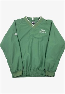 Vintage ADIDAS MW Athletics Windbreaker Jacket Green XL