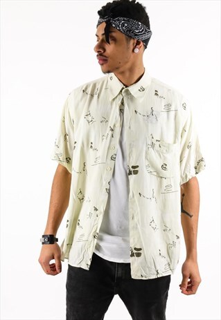 VINTAGE PATTERN SHIRT PSAW205D
