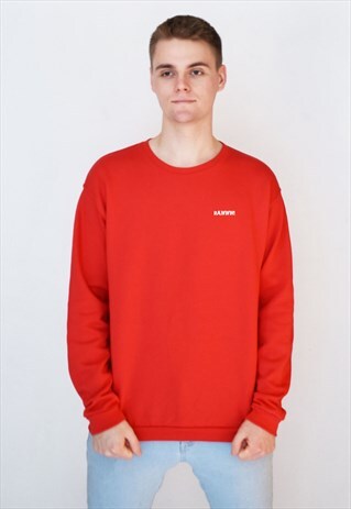 RED RAWWW (WHITE) SWEATSHIRT