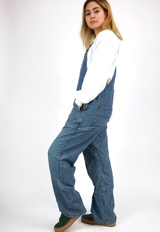 VINTAGE 90'S DENIM DUNGAREES