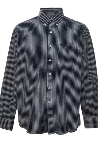 Vintage Izod Checked Shirt - L