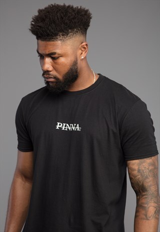 PINNA SCRIPT T-SHIRT - BLACK