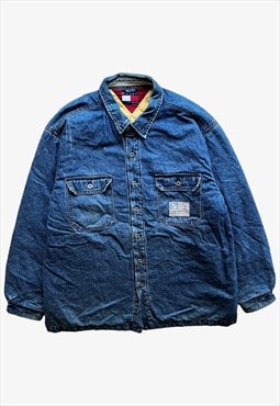 Vintage 90s Tommy Hilfiger Blue Denim Jacket