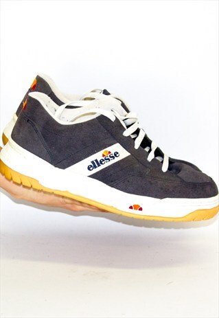 VINTAGE ELLESSE SUEDE SKATE TRAINERS UK8
