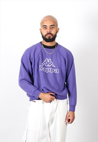 VINTAGE KAPPA SWEATSHIRT PURPLE