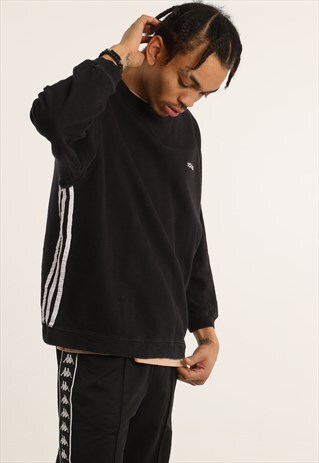 VINTAGE ADIDAS EMBROIDERED SPELLOUT SWEATSHIRT