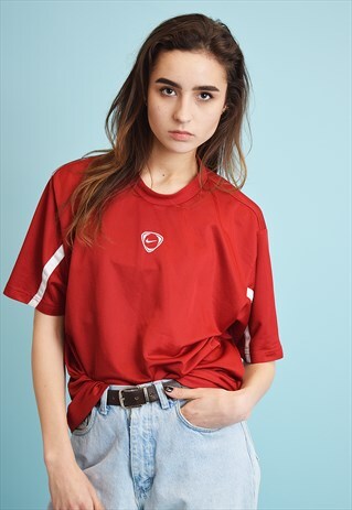 90'S RETRO NIKE ATHLEISURE VARSITY JERSEY T-SHIRT TEE