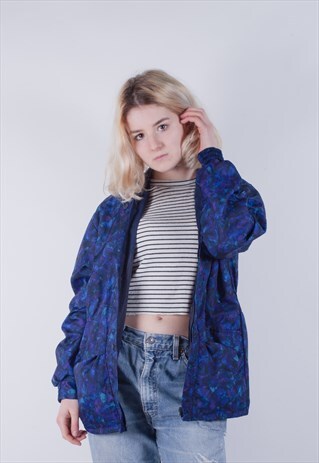 VINTAGE 80'S PATTERED WINDBREAKER