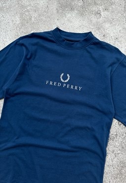 Vintage Fred Perry Blue Tee Shirt