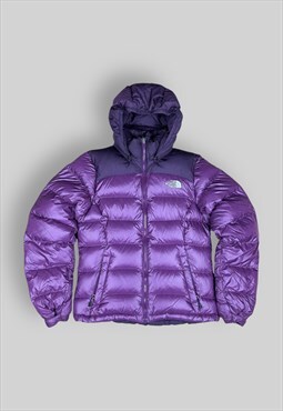 The North Face 700 Hooded Puffer Jacket in Purple