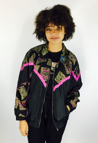 VINTAGE FESTIVAL 80S RAVE WINDBREAKER JACKET